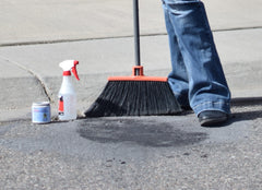 ACT Asphalt Cleaner – Eco-Friendly Dry Powder Oil Stain Remover for Driveways, Parking Lots & Roadways | HOA Approved | Bioremediation Formula | Safe around Pets