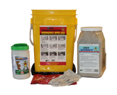 ACT BioRemediation Waterproof Spill Kit – Rugged Oil and Chemical Spill Response Kit with Microbial Absorbent | EPA Listed B-71 | All-Weather Cleanup