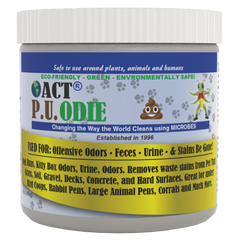 ACT P.U. Odie – Advanced Odor and Stain Remover for Pets | Eco-Friendly & Safe | Multi-Use Cleaner | Easy to Use