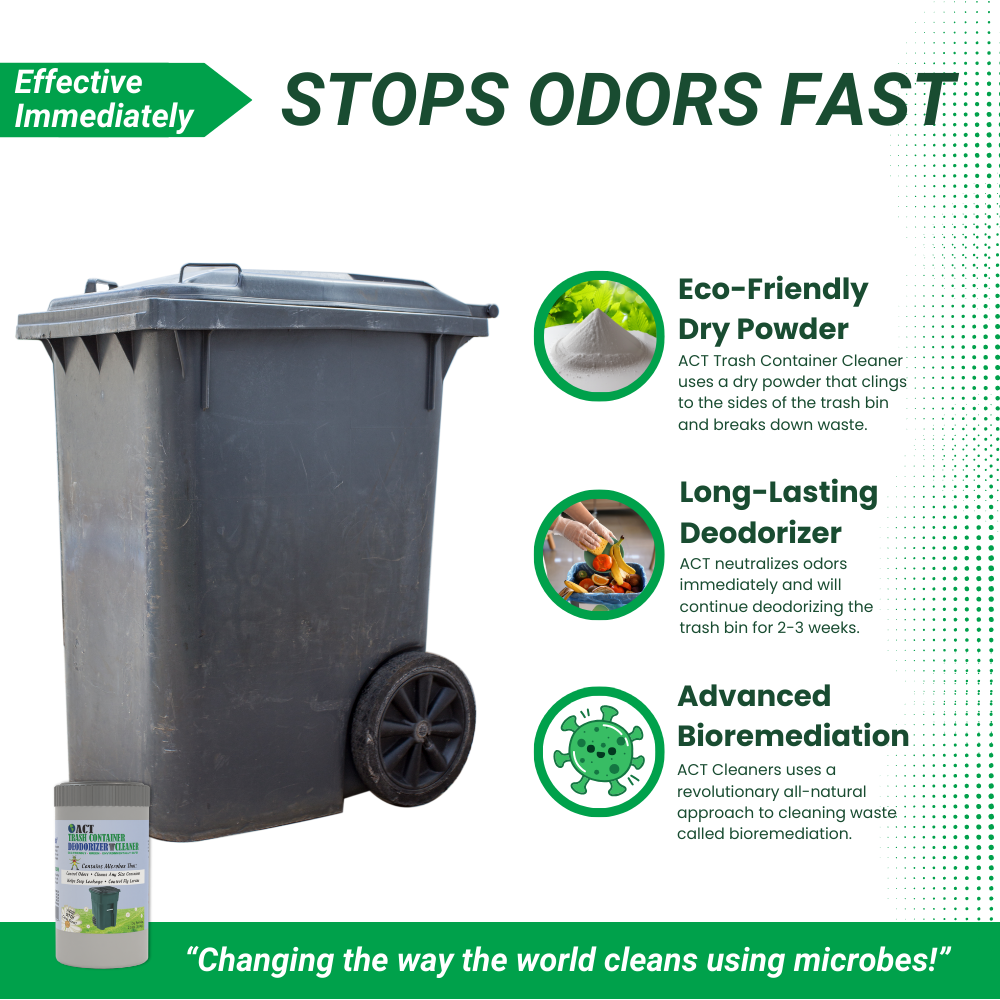 Stops odors fast