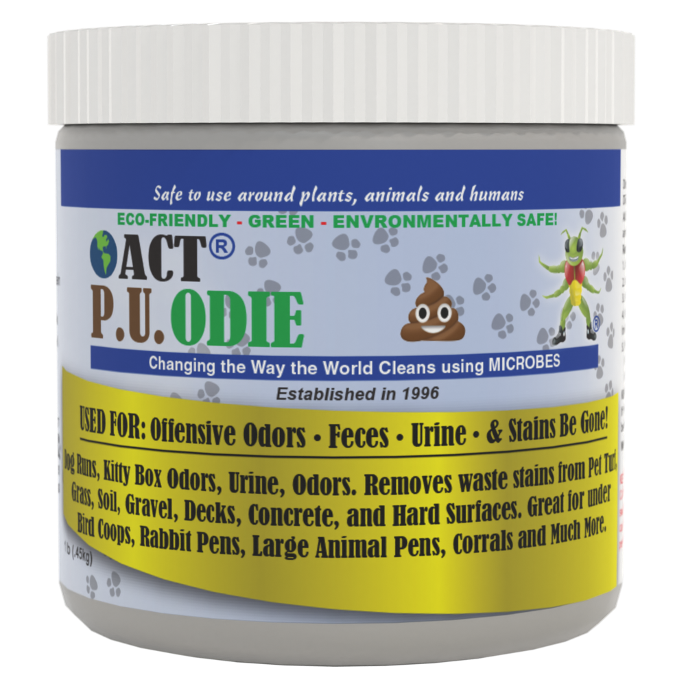 ACT P.U. Odie – Advanced Odor and Stain Remover for Pets | Eco-Friendly & Safe | Multi-Use Cleaner | Easy to Use