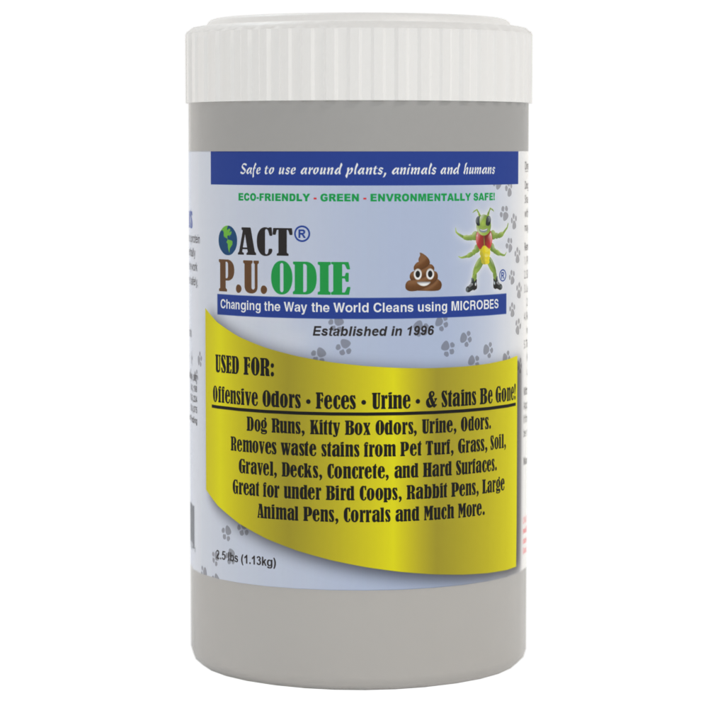 ACT P.U. Odie – Advanced Odor and Stain Remover for Pets | Eco-Friendly & Safe | Multi-Use Cleaner | Easy to Use